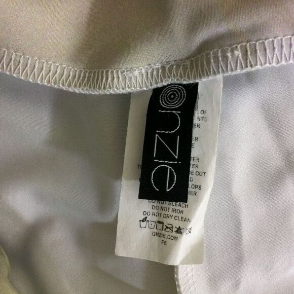 Onzie Womens White Journey Printed High-Rise Wide Waist Legging Pants Sz 1X NWT - Picture 7 of 10